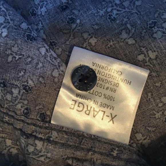 Floral short sleeve button down - Picture 5 of 5